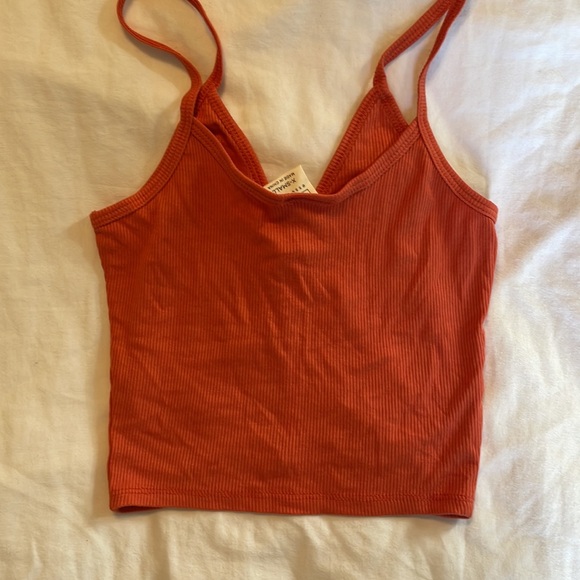 Tilly’s full tilt orange cropped tank top - Picture 3 of 6